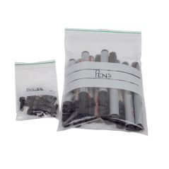 White Panel Zip Lok Bags
