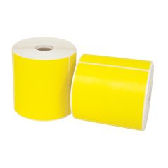 Yellow Direct Thermal Labels