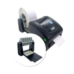 External Label Roll Unwinder for Desktop Printer