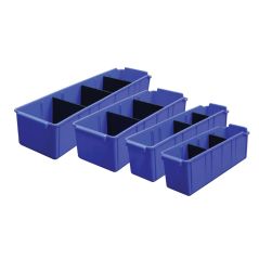 Plastic Bins with dividers