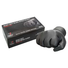 Nitrile (HD) Black Gloves