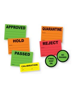 Quality Control Labels