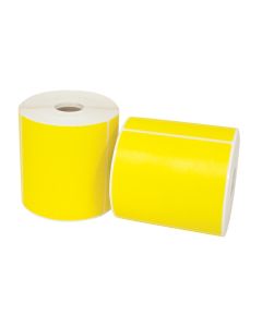 Yellow Direct Thermal Labels