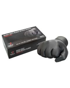 Nitrile (HD) Black Gloves