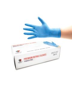 Long Cuff Nitrile (Blue) Disposable Gloves