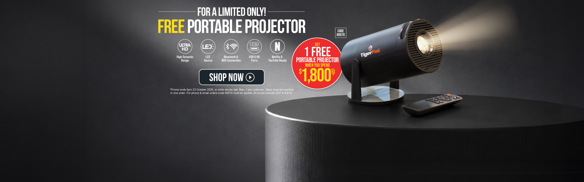 October Portable Projector