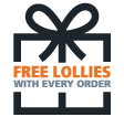 Free Lollies with every order