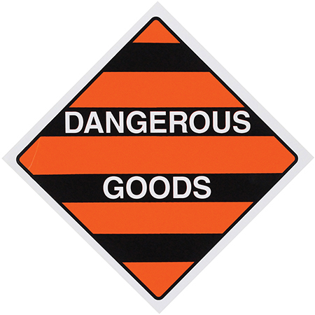 DG Label Dangerous Goods - 250mm x 250mm