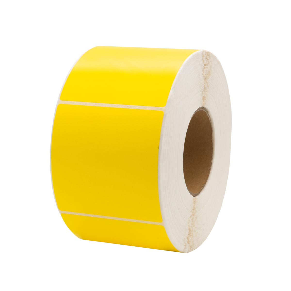 DT Label Yellow 100mm x 100mm (1500/roll) (76mm Core)