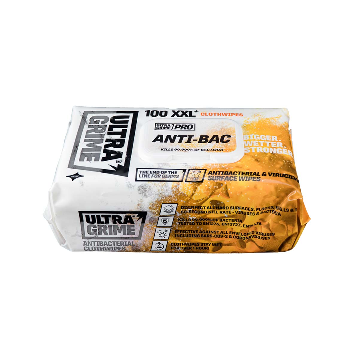 Ultragrime PRO Wipes - Anti-Bac 100/pack